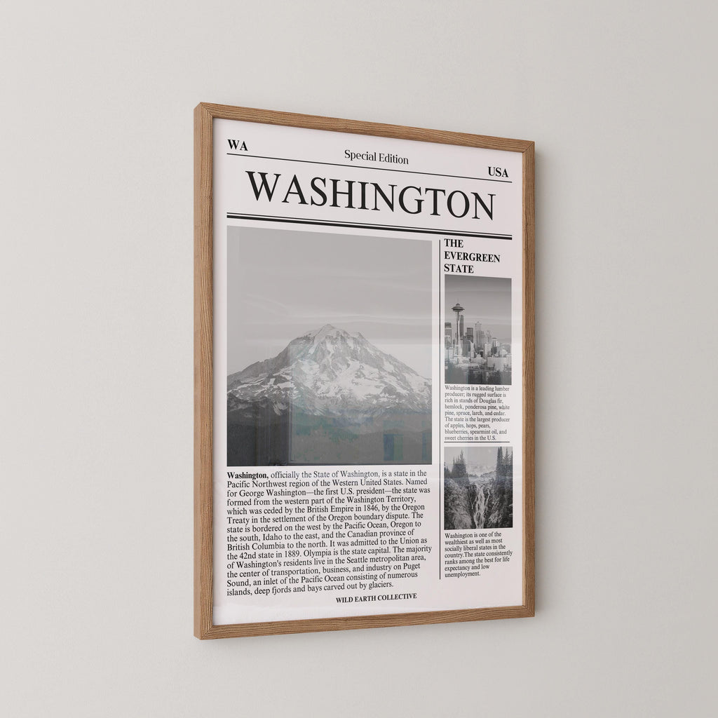 Washington State Newspaper Print