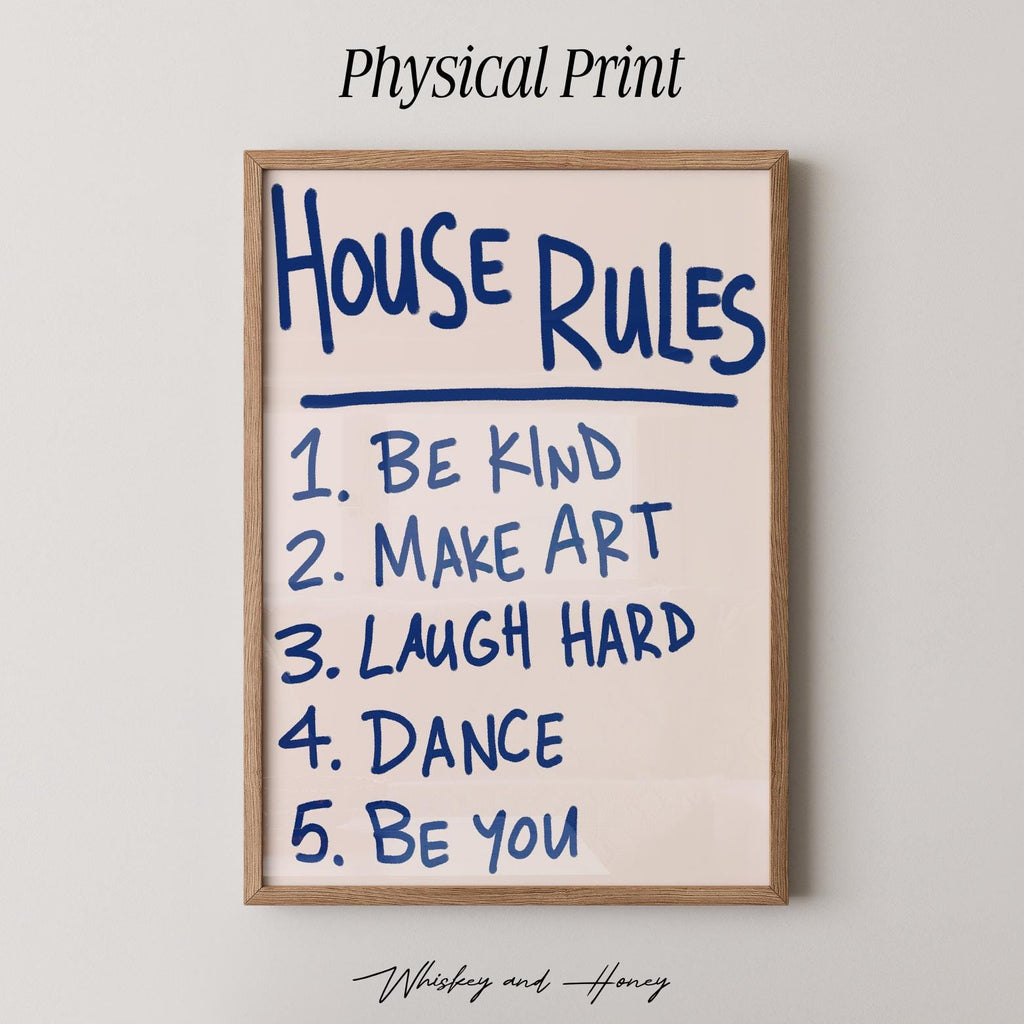 House Rules Print