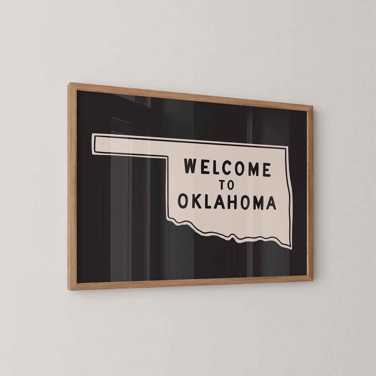 Welcome to Oklahoma Art Print