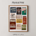 Vintage Alabama Matchbook Print