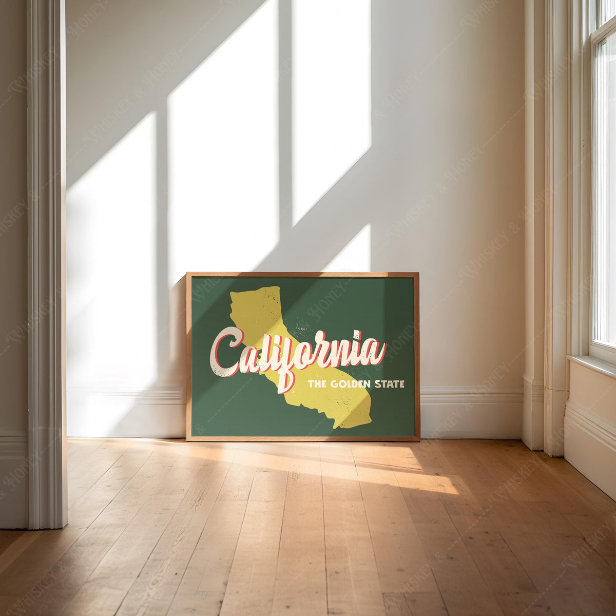 California Golden State Print