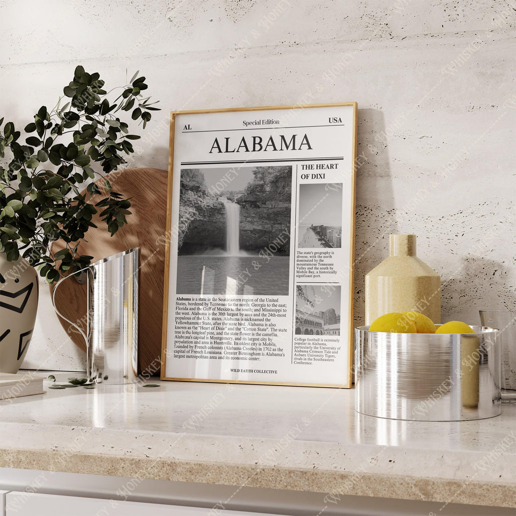 Alabama Newspaper Print