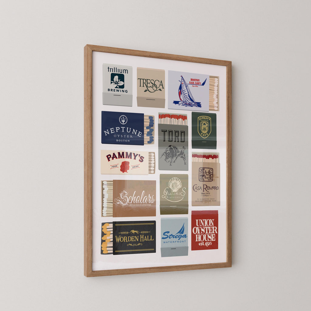 Boston Matchbooks Print