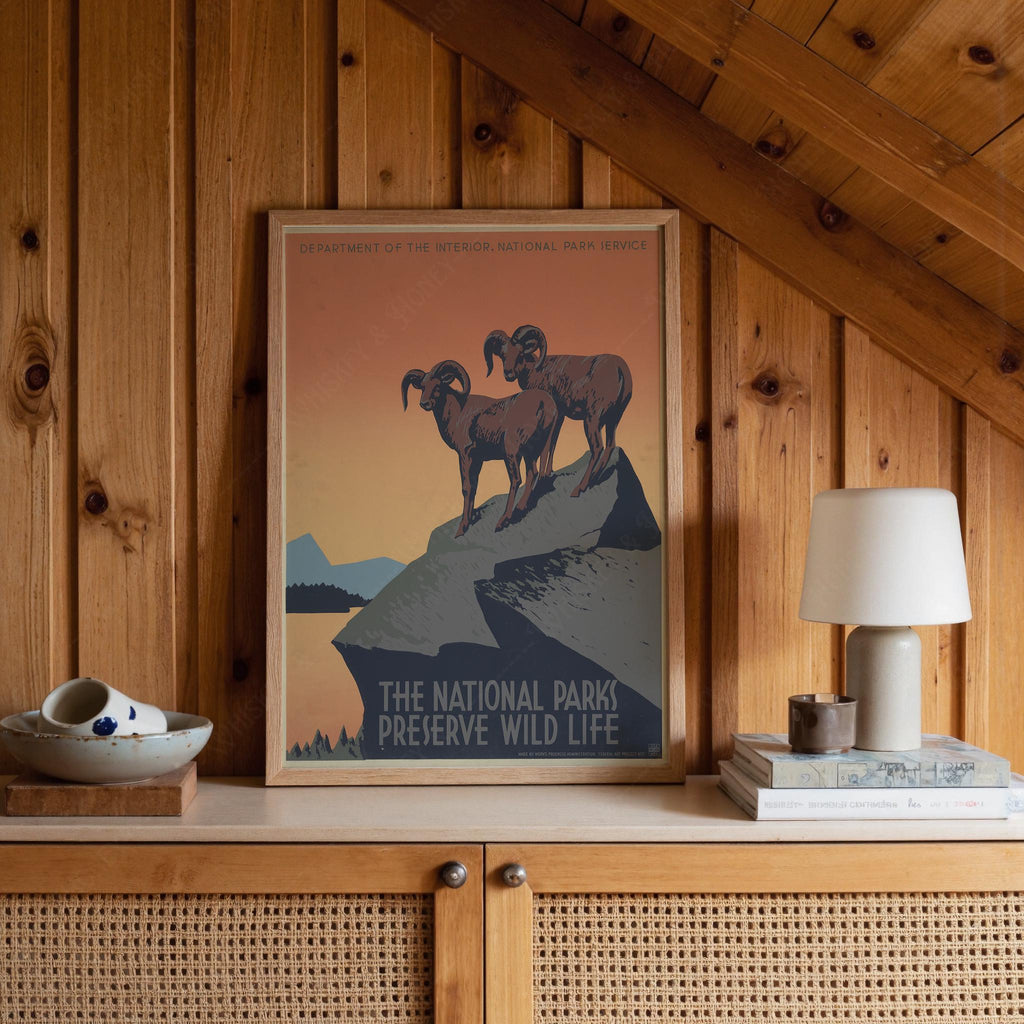 The National Parks Preserve and Wildlife Print