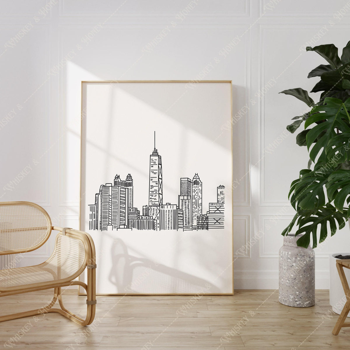 Chicago Skyline Print