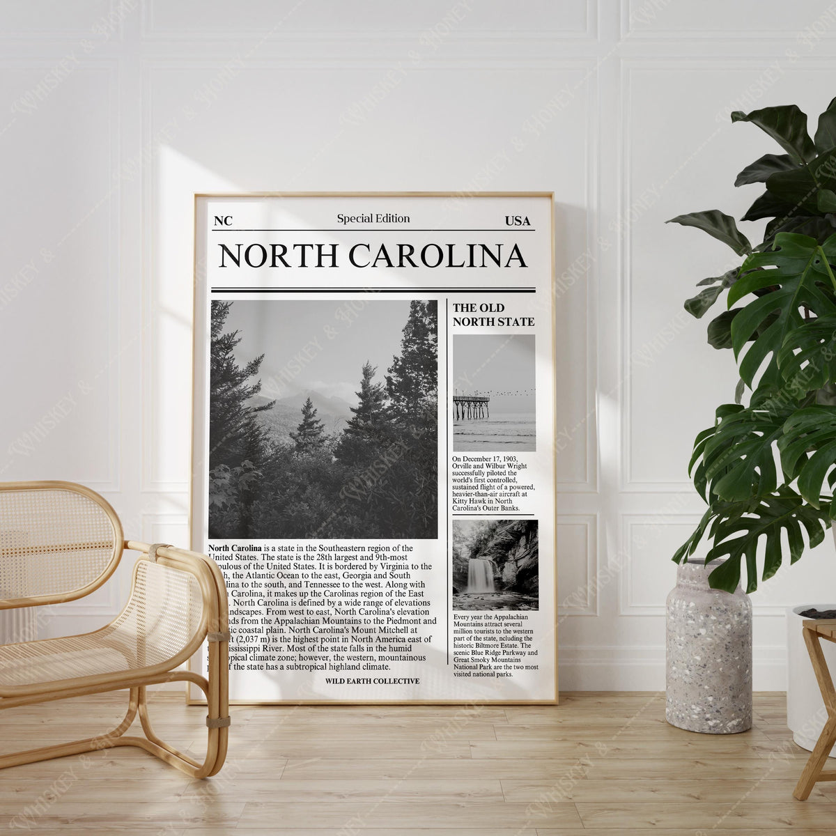 North Carolina Newspaper Print