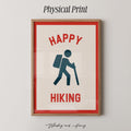 Happy Hiking Print