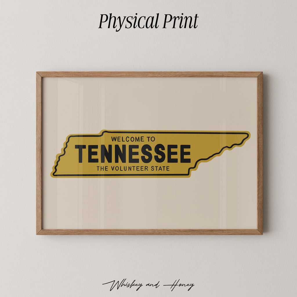Tennessee Road Sign Print