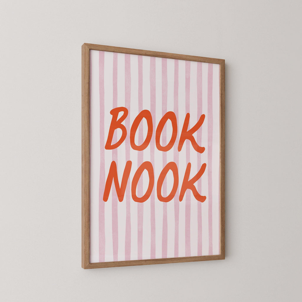 Book Nook Print