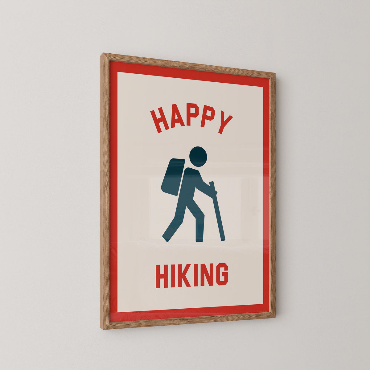 Happy Hiking Print