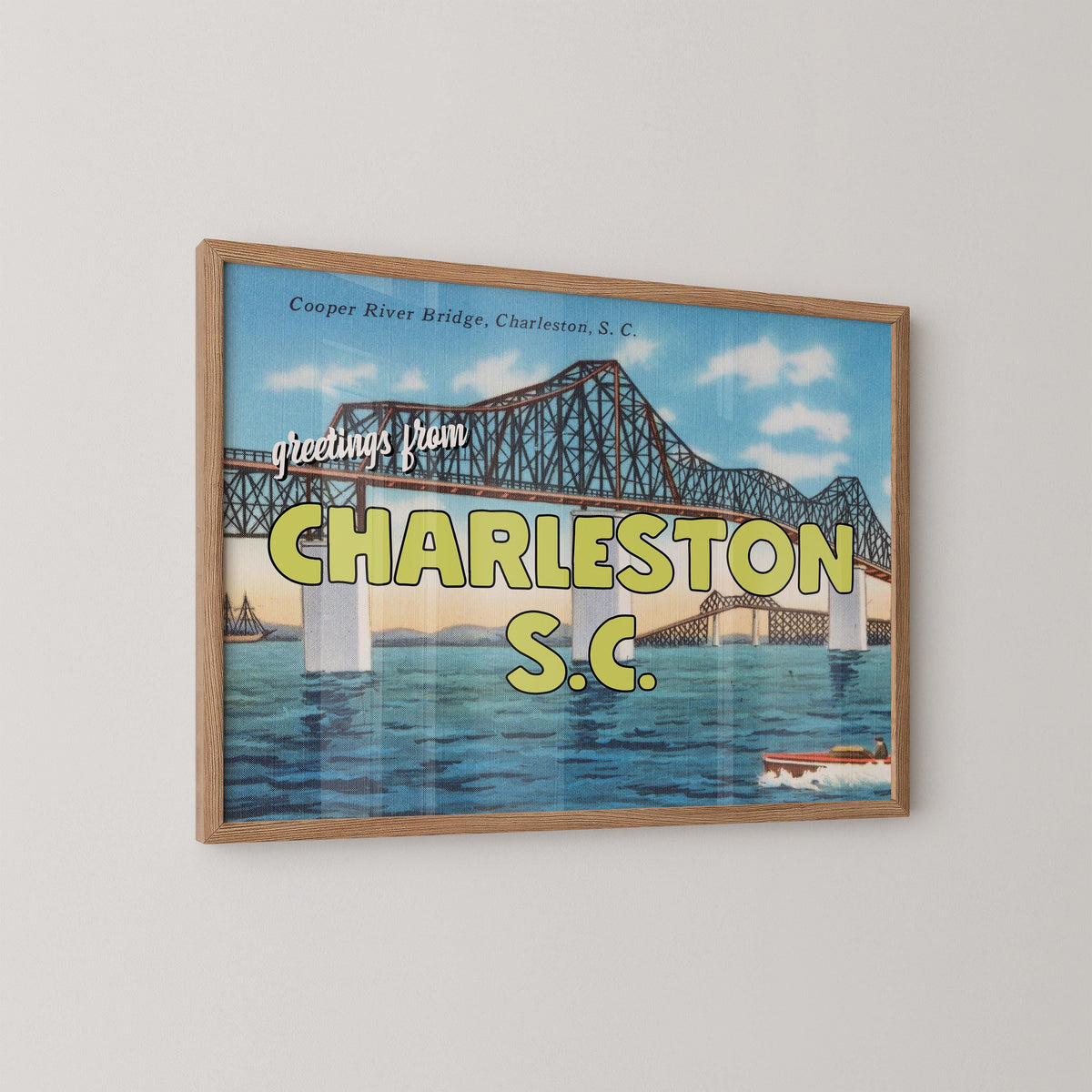 Greetings From Charleston SC Print