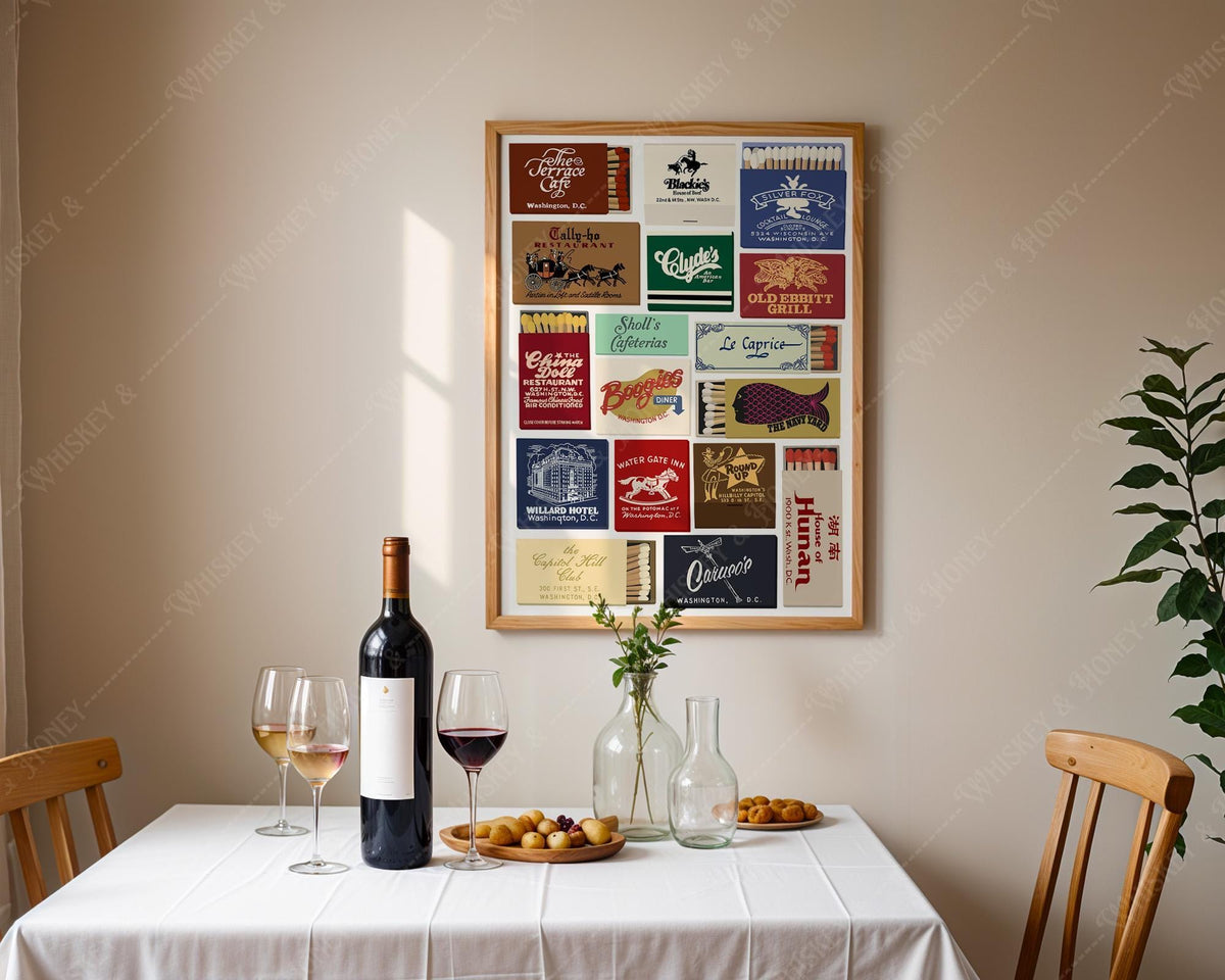 Washington DC Matchbooks Print