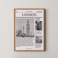 London Newspaper Print