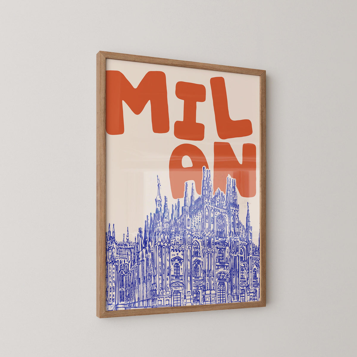 Milan Italy Travel Print