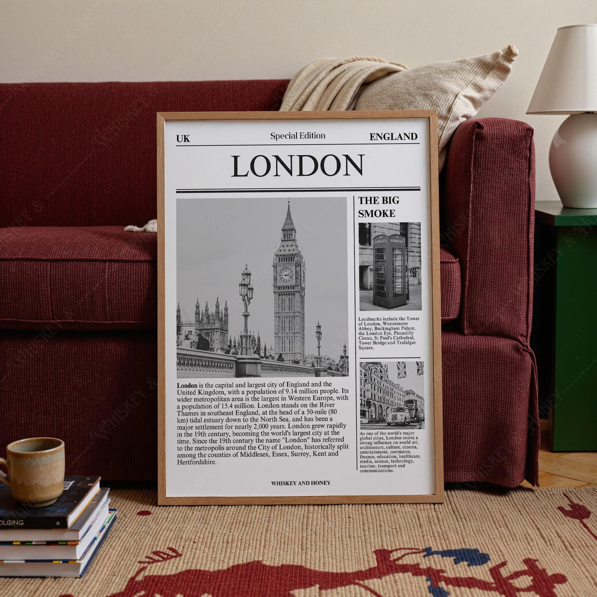 London Newspaper Print