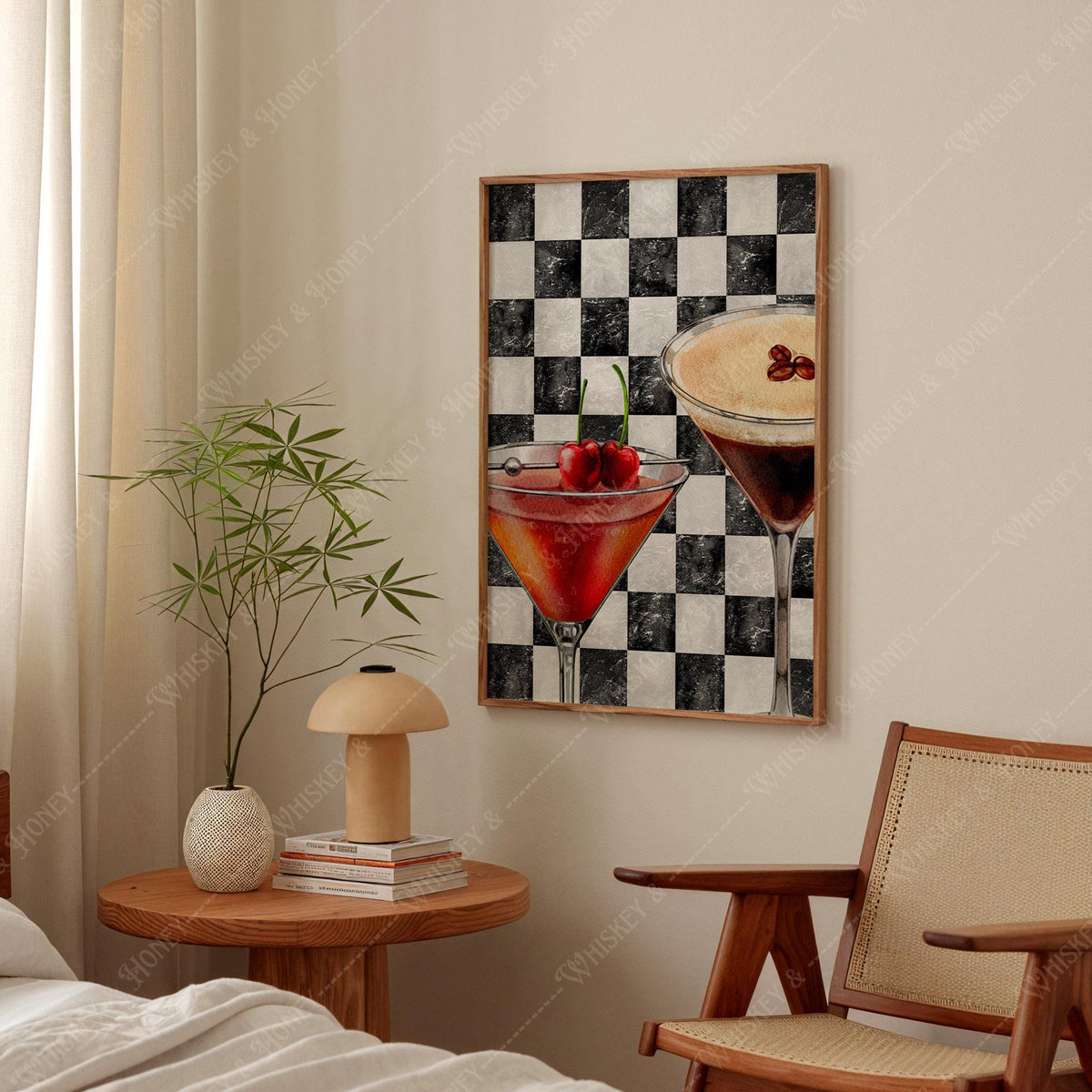 Espresso & Classic Martini Print