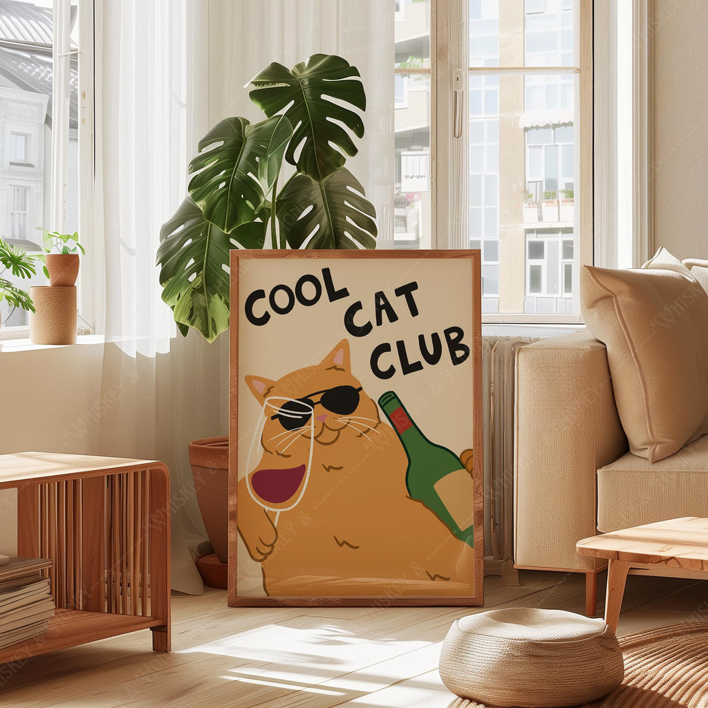 Cool Cat Club Print