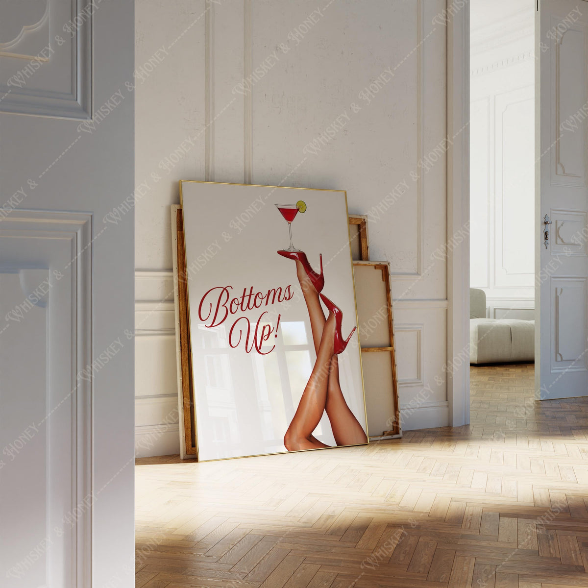Bottoms Up Cocktail Print