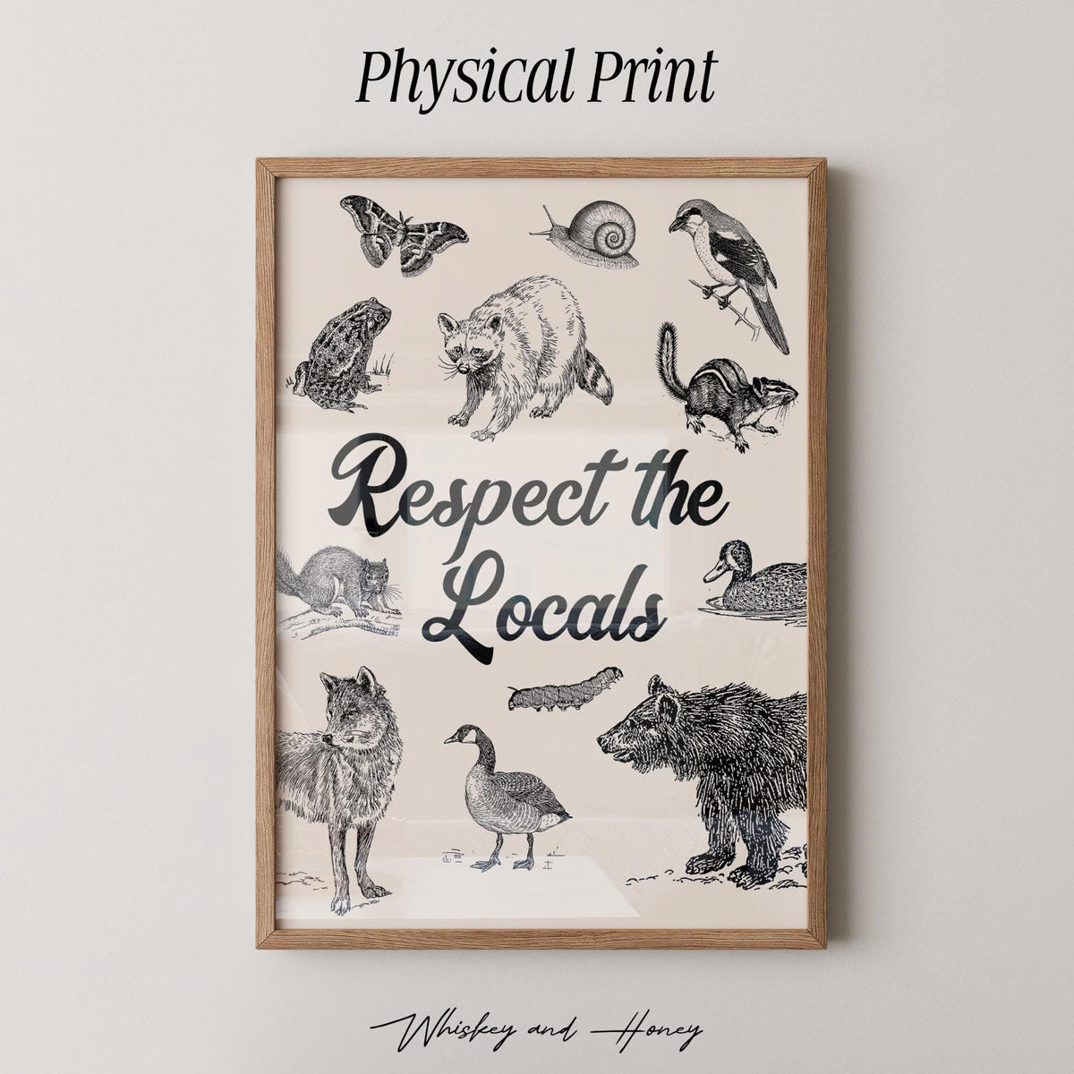Respect the Locals Animal Print