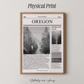 Oregon Newspaper Print