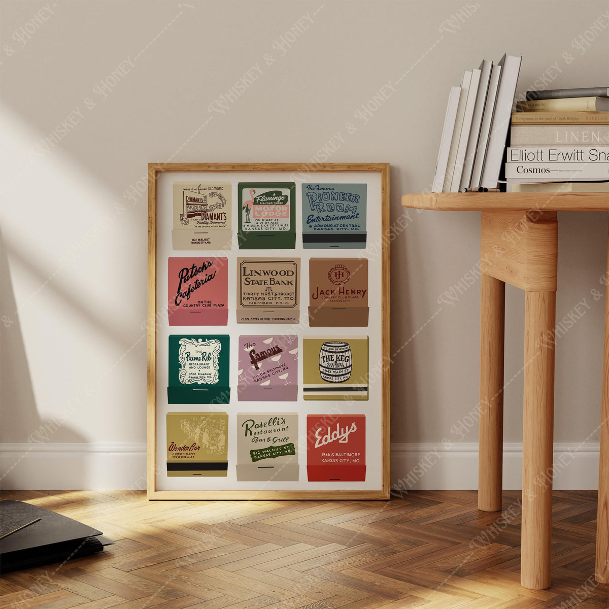 Vintage Kansas City Matchbook Print