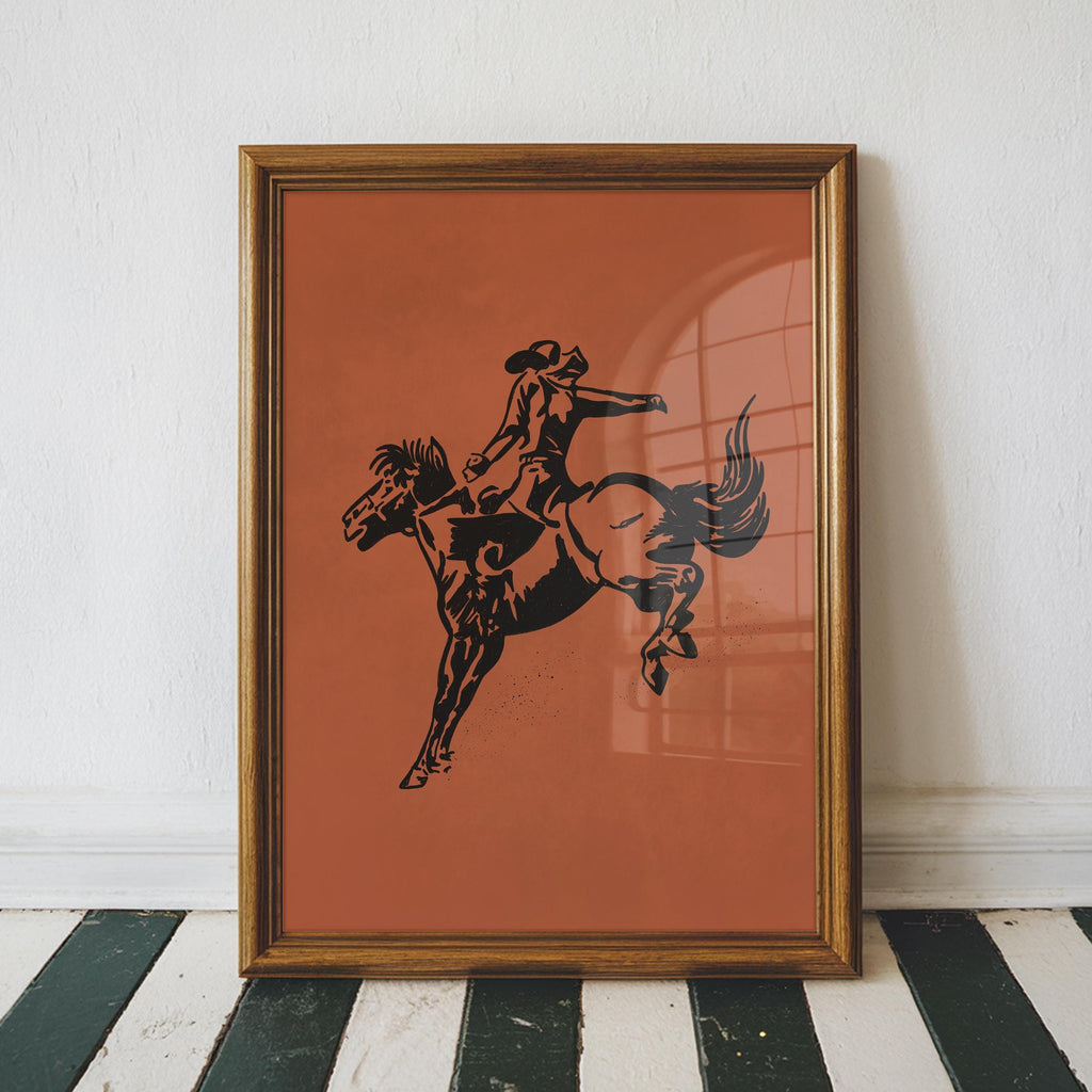 Rodeo Cowboy Physical Print