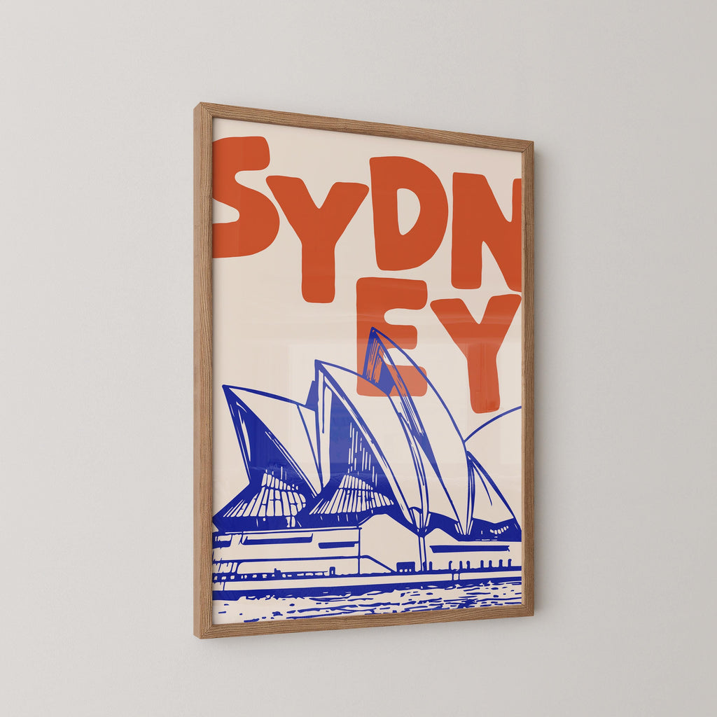 Sydney Opera House Travel Print