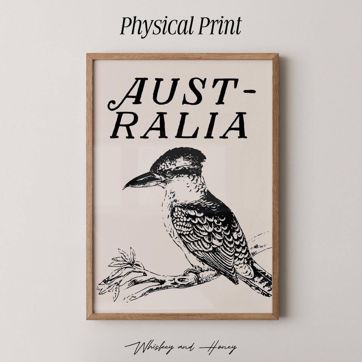 Australia Kookaburra Print
