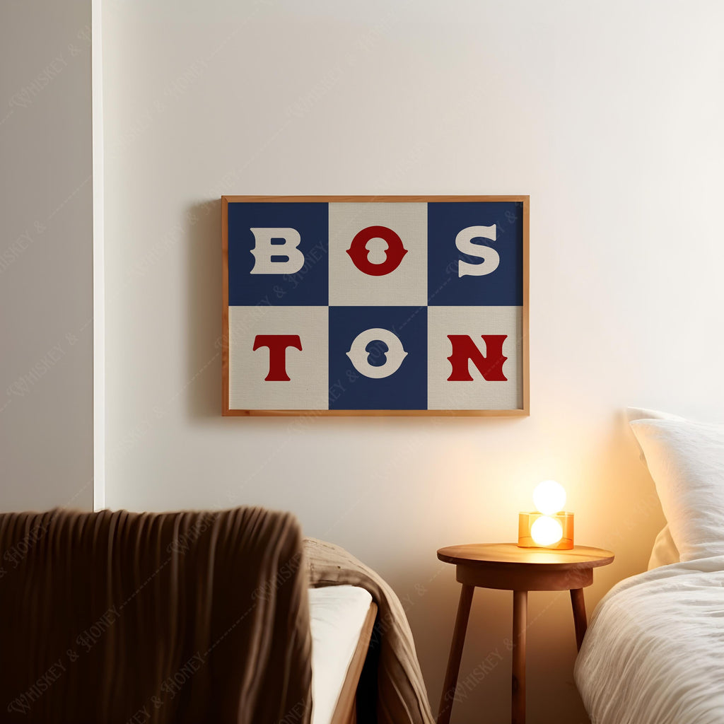 Vintage Boston Print