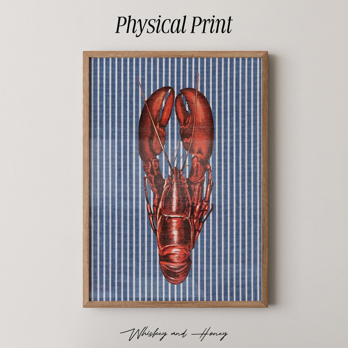 Vintage Lobster Print