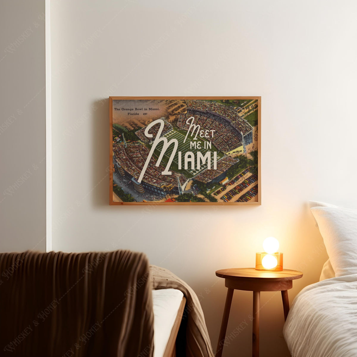 Meet me in Miami Orange Bowl Poster