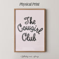 The Cowgirl Club Rope Print