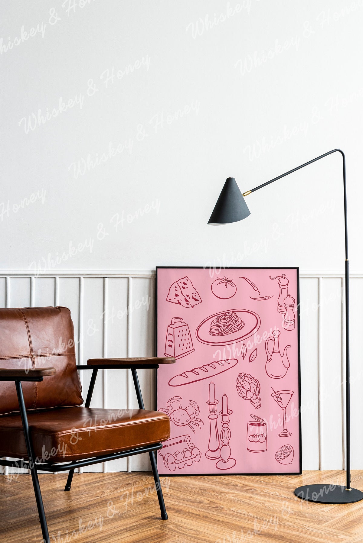 Italian Kitchen Ingredient Art Print
