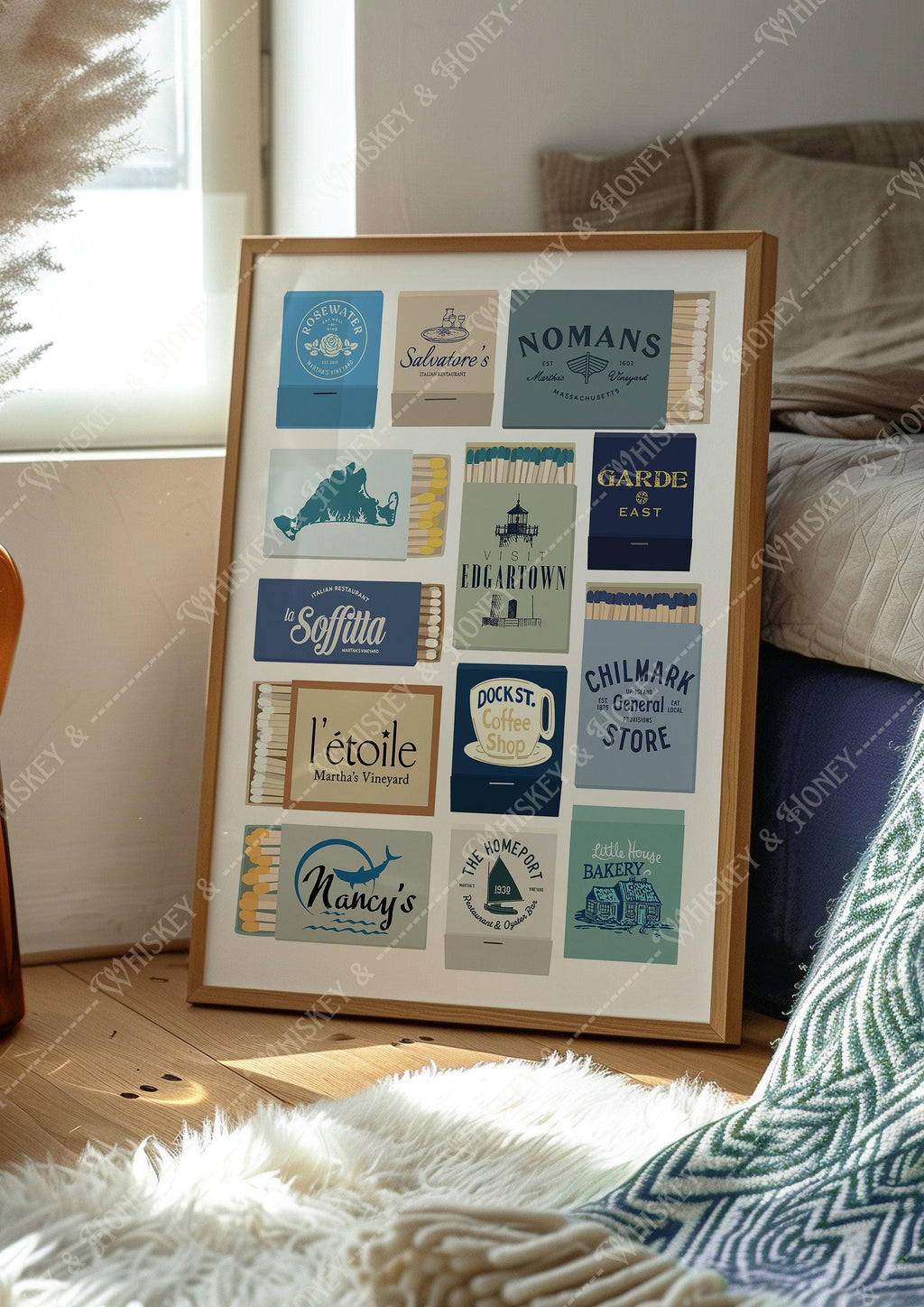 Marthas Vineyard Matchbook Print