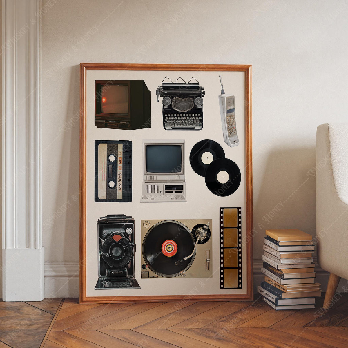Back In Time Collage Print