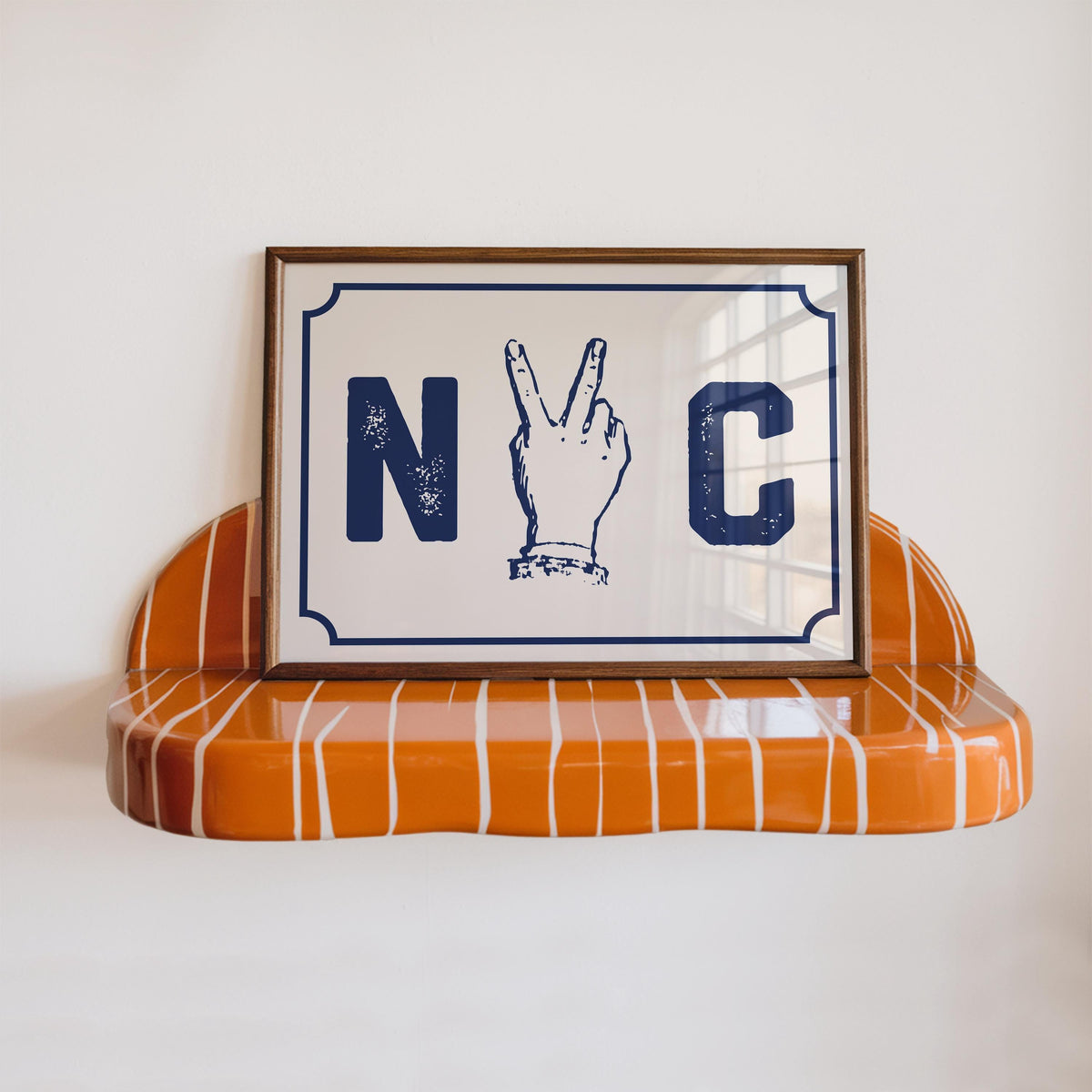 NYC Peace Sign Print