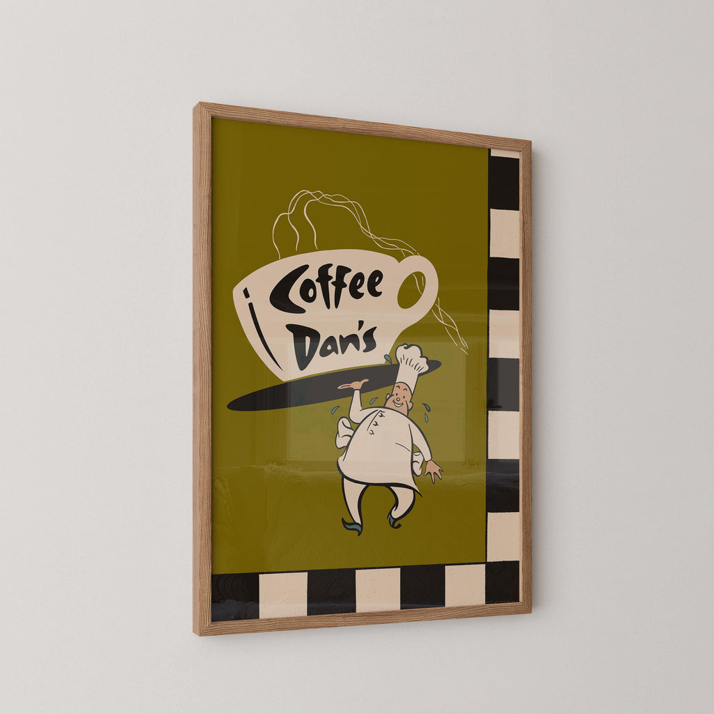 Coffee Dan's Print