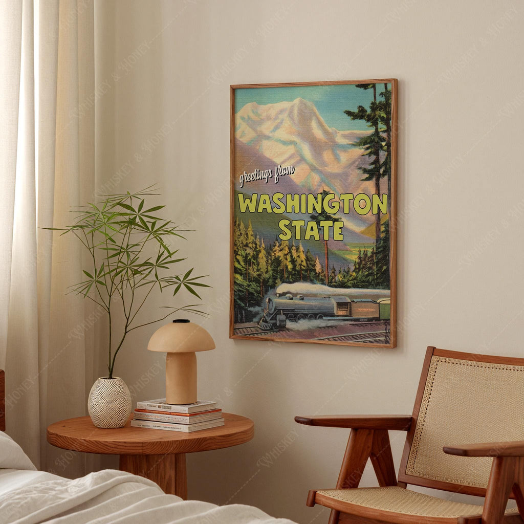 Washington State Travel Print