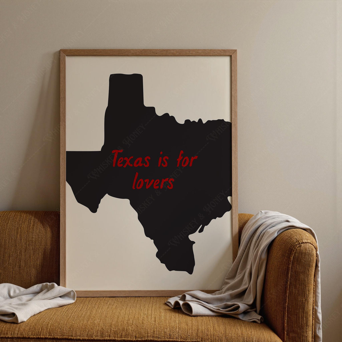 Texas is For Lovers Print