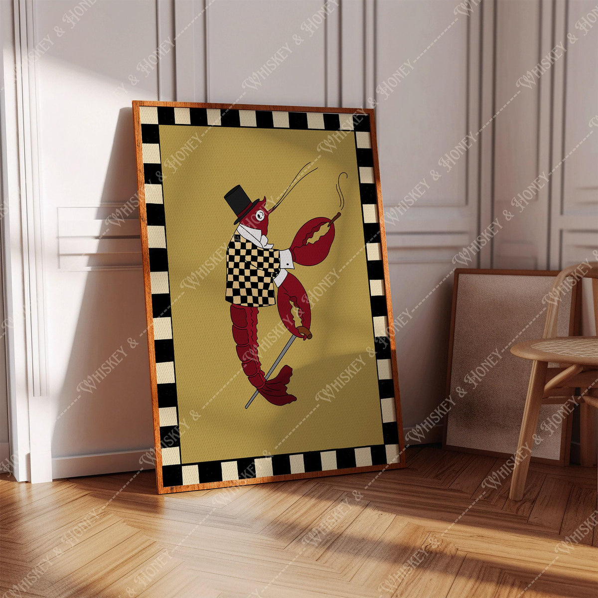 Vintage Mr. Lobster Print