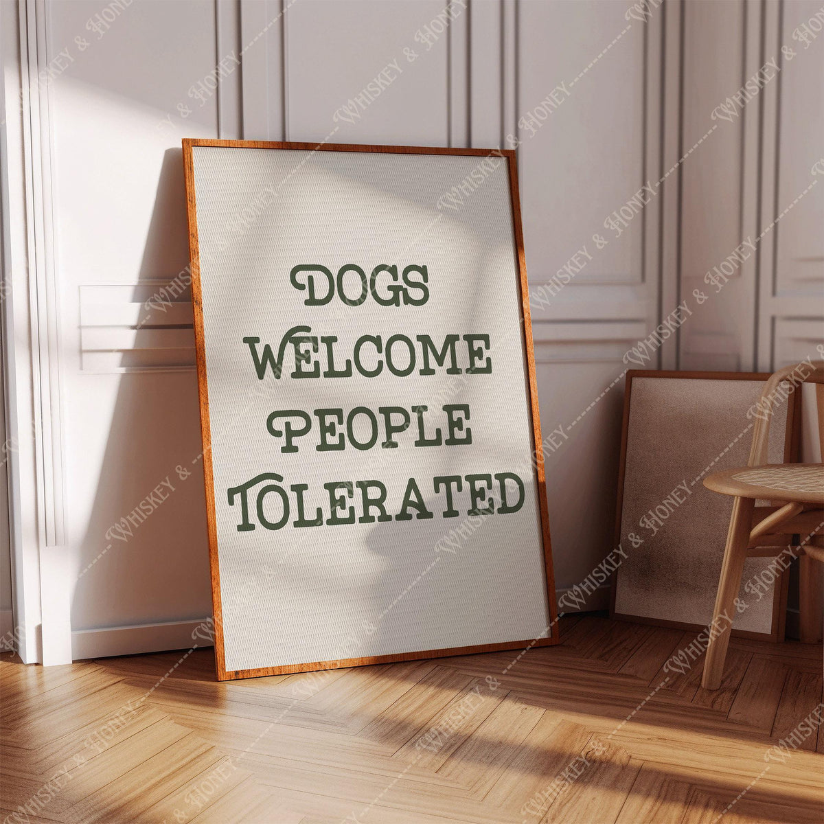 Dogs Welcome People Tolerated Print