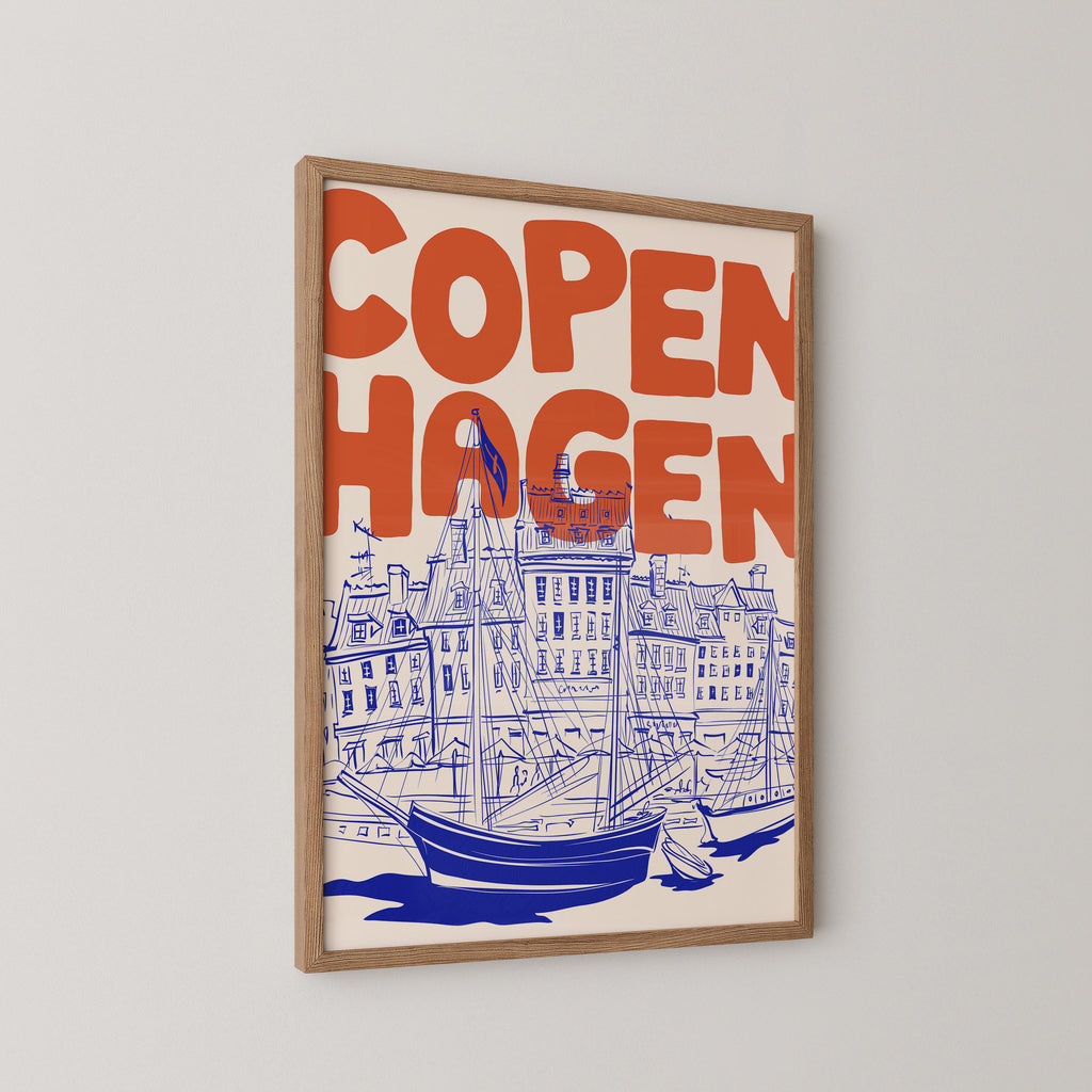 Copenhagen Travel Print