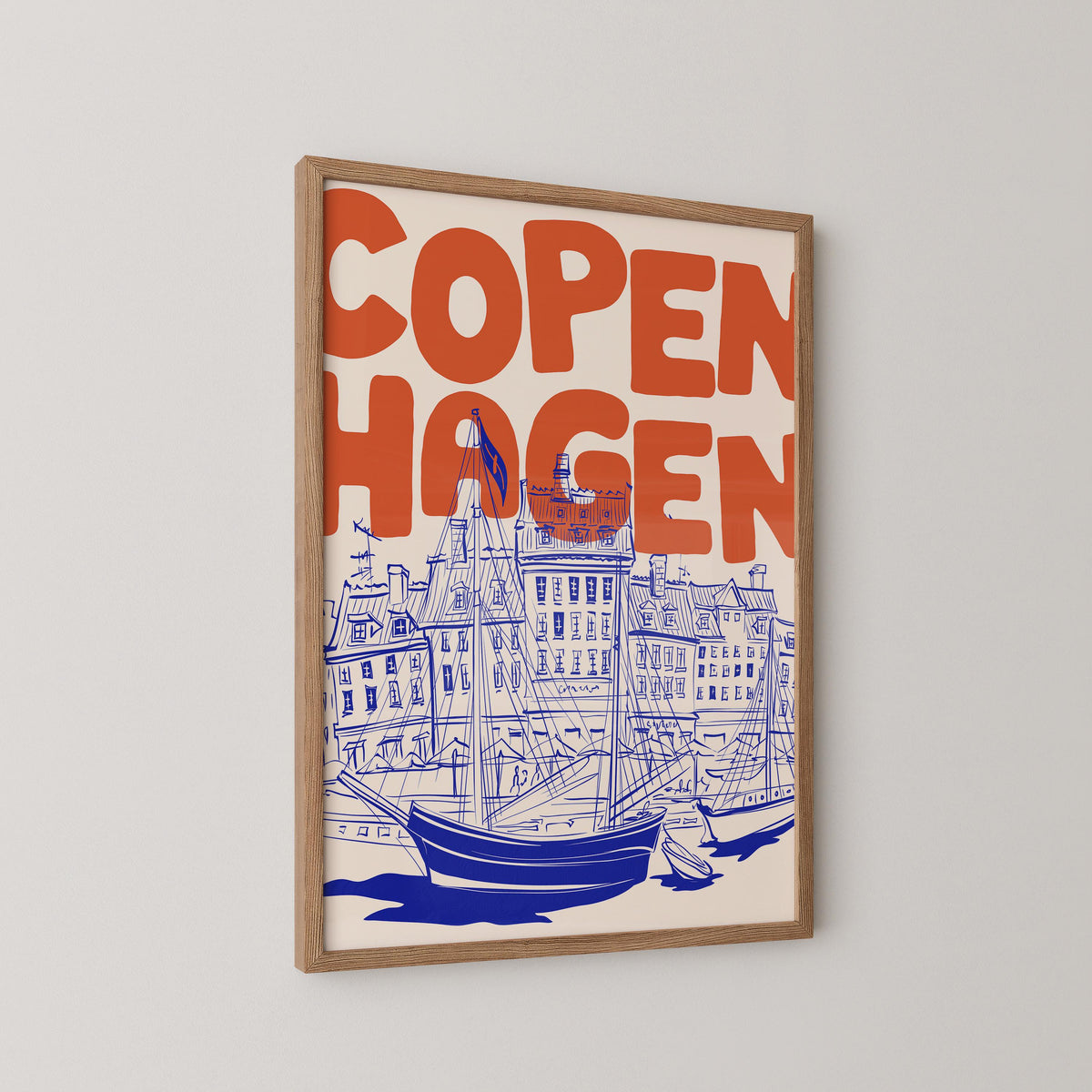 Copenhagen Travel Print