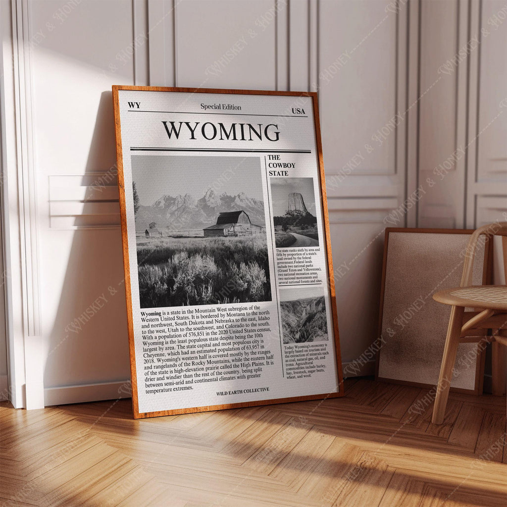 Wyoming State Newspaper Print