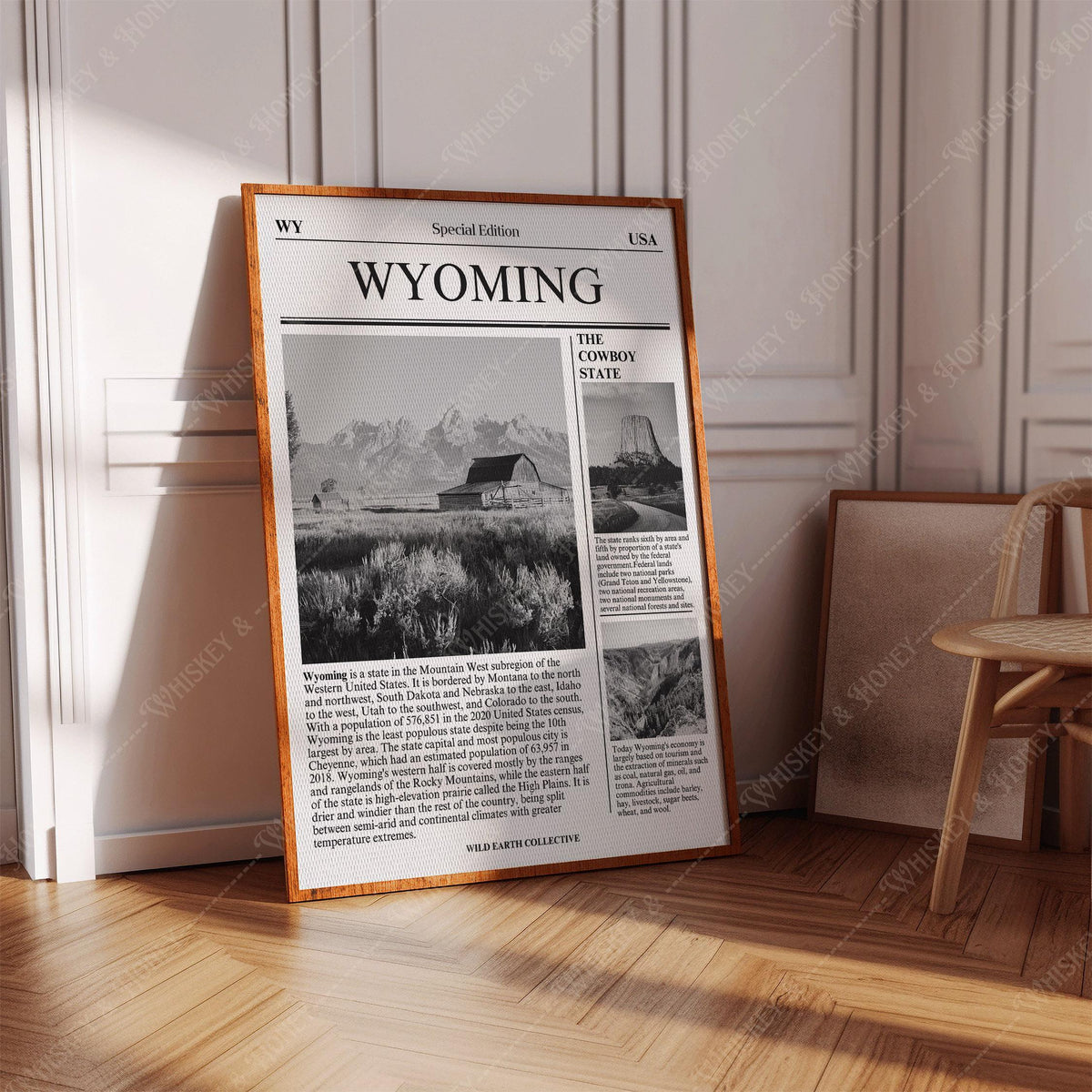 Wyoming State Newspaper Print