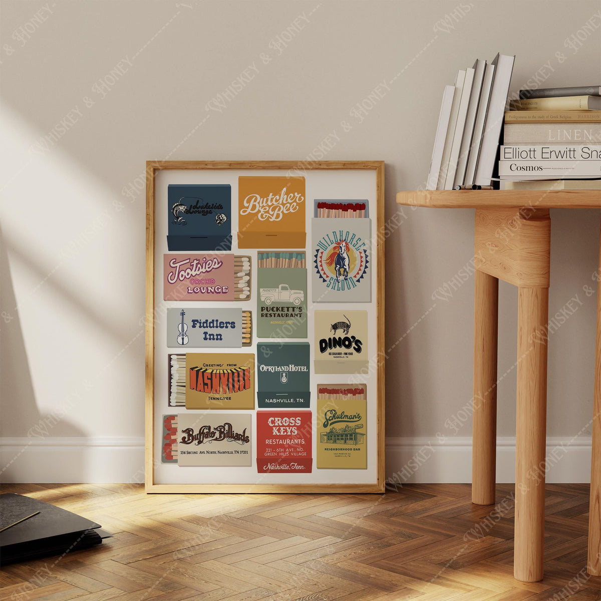Nashville Matchbook Print