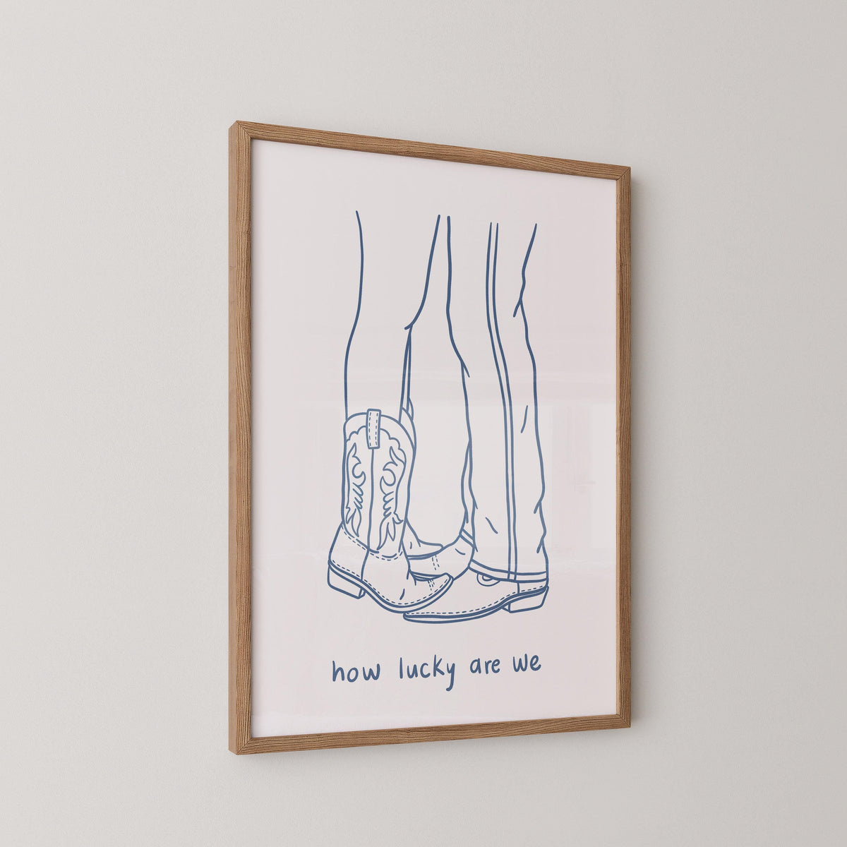 How Lucky Are We Print