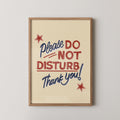 Please Do Not Disturb Print