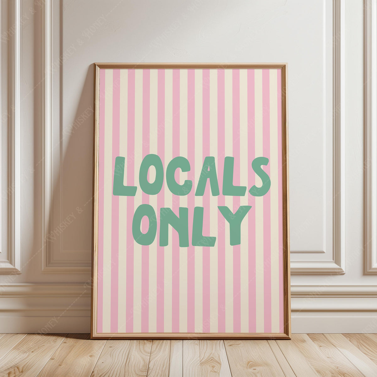 Locals Only Art Print