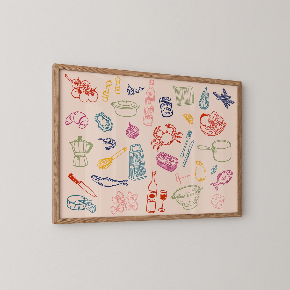 Kitchen Ingredient Horizontal Print